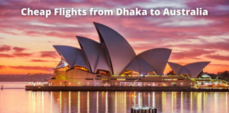 Dhaka to Australia flight