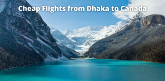 Dhaka to Canada flight