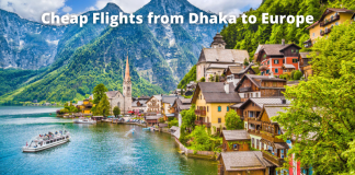 Dhaka to Europe flight