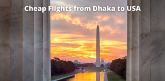 Dhaka to USA flight