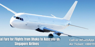 Special Fare for Flights from Dhaka to Australia